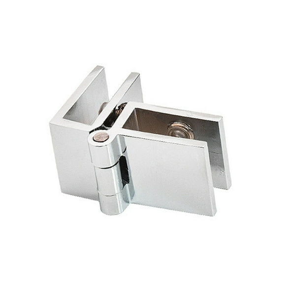 Glass Hinge Durable Long Lifespan Rotatable Simple Operation Anti-rust Bathroom Supply Alloy Punching-free Glass Door Hinge for Indoor