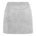 thumbnail image 4 of uublik Skirts for Girls Gray Tennis Skirts Golf Skort Athletic Dance Running School Sport Skirts with Shorts Size 2T-12, 4 of 5