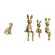thumbnail image 1 of Estatua decorativa de gato y conejo, figura de animal, escultura artística, adorno para chimenea, escritorio, centro de mesa, armario, estantería, 1 of 8