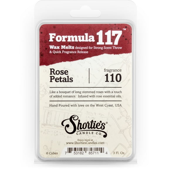 Rose Petals Wax Melts - Highly Scented   Natural Oils - Shortie's Candle Company