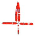 thumbnail image 1 of 5-Point Quick Release Camlock Restraint System Roll Bar Mount Shoulder Harness - 2 in. Anti-Submarine Belt - Red, 1 of 1