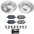thumbnail image 3 of PowerStop Rear Z23 Evolution Sport Carbon-Fiber Ceramic Brake Pad and Drilled & Slotted Rotor Kit Fits: BUICK CHEVROLET GMC Select Models K7717, 3 of 10
