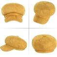 thumbnail image 2 of YooGuoGuo Women Faux Suede Newsboy Cap Paperboy Painter Visor Hat, 2 of 7