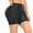 Black, variant on Women's Hip Padded Shapewear Booty Lifter Butt Enhancer Panties Fake Butt Padded Underwear Shorts with Removable 4 Thicker Pads