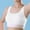White, variant on Babcutegg Teen Girls Bra Sports Bra Soild Pattern Breathable and Comfortable Girls Underwear Beige Size L