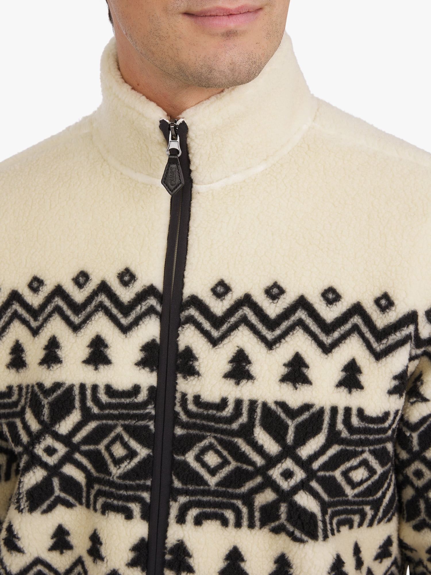 Chaps Men's & Big Men's High Pile Printed Plaid Sherpa Jacket, Sizes S-3XL