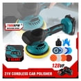 thumbnail image 2 of Cordless Car Polisher Electric Polisher Wireless Automobile Car Polishing Sealing Glaze Machine For 18v Battery, 2 of 7