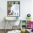 thumbnail image 2 of Elephant & Toucan in Jungle Brown Framed Floater Canvas Wall Art, design by Carla Daly, 2 of 10