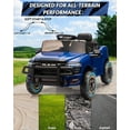 thumbnail image 4 of Eastvita 12V Licensed RAM Ride-On Pickup Truck, Remote, Suspension, Double Doors, Music, LED, 4 of 7