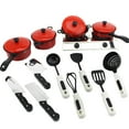 thumbnail image 1 of PVCS Kids Kitchen Toy 13Pcs/set Cookware With Play Food Toy Set Kitchen Play Accessories With Pots And Pans Learning Toys Gift For Boys Girls Gift for Kids, 1 of 9