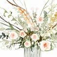 thumbnail image 2 of Borges, Victoria 12x12 White Modern Wood Framed Museum Art Print Titled - Foraged Flowers II, 2 of 4