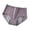 Purple, variant on Alun Women's Leak Proof Soft and Breathable Underwear Simple Solid Color Ribbing Period Panties Lightweight Breathable Mid Waisted Briefs for Menstruation Purple XL