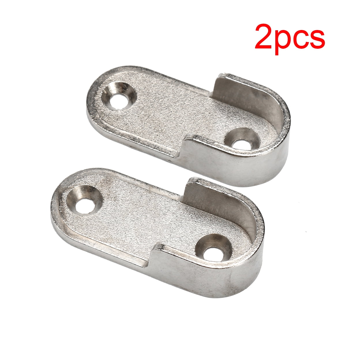 2PCS Wardrobe Clothes Tube Support Closet Rod Pole End Bracket Thickening Holder Walmart Canada