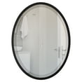 thumbnail image 5 of OVALCREST - London Framed Oval Mirror - Matte Black 31 1/8" x 41 1/8", 5 of 7