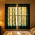 thumbnail image 5 of Semi Transparent Lace Curtain, Elegant Window Sheer For Living Room Bedroom, Decorative Drape For Home And Picnic Decor（140X114Cm）, 5 of 5