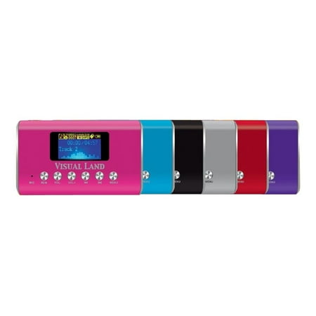Visual Land ME-909 Series Portable Speaker, Purple