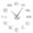 Silver,27inch, variant on Bodybuilder Sport 3D DIY Wall Clock Unique Bodybuilding Gift For Fitness Lover Gym Acrylic Mirror Effect Wall Decor Clock Watch(Silver,27inch)
