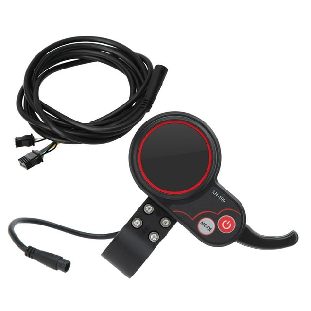 Octpeak Display Thumb Throttle 2 in 1 Speedometer Manual Control Panel for Electric Bike Scooter,Thumb Throttle with Display,Display with Thumb Throttle
