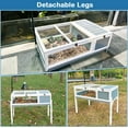 thumbnail image 5 of Tortoise Habitat Enclosure House Turtle Cage Indoor Reptile for Small Animals Lizards, 5 of 6