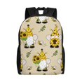 thumbnail image 1 of Easygdp Gnomes Bees And Sunflowers Mochila Versátil y Elegante: Comodidad, Almacenaje y Durabilidad para la Universidad, Trabajo, Viajes y Uso Diario, 1 of 7