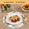 thumbnail image 4 of Spring Floral Birds Round 15 Inch Placemats Set of 8, Watercolor Birds Chic Flowers HeatResistant Non Slip Place Mats for Dining Table, Wipeable Braided Kitchen Table Mats for Housewarming, 4 of 9