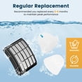 thumbnail image 5 of Vacuum Filter Replacement for Shark Vacuum Navigator Lift-Away NV350 NV351 NV352 NV355 NV356E NV360 UV440 UV540 CU500 XFF350 XHF350, 5 of 6