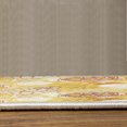 thumbnail image 3 of Floral Turkish Area Rug, Vintage Romantic Wildflowers in Various Kinds Doodle Drawing Style Love, Soft Carpet for Living Room Decor with Distressed Look, 4' X 5.7', Mustard Ivory, by Ambesonne, 3 of 4