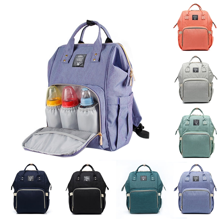 MAK Large Capacity Insulated Pockets Stylish Waterproof Backpack Diaper