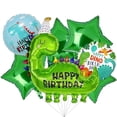 thumbnail image 4 of Globo de feliz cumpleaños de dinosaurio, globo de lámina de dinosaurio, fiesta de cumpleaños de dinosaurio, decoración, globo de cumpleaños para niños, globo de cumpleaños, fiesta de dinosaurios, 4 of 7