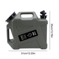 thumbnail image 4 of Jarra Almacenamiento 12l Con para Un Vehículo Acampar Al Aire Libre () Verde, 4 of 9