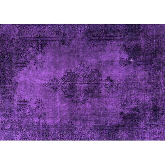 Ahgly Company Indoor Rectangle Persian Purple Bohemian Area Rugs, 5' x 7'