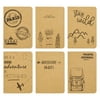 12 Pack A6 Kids Travel Journal, 80 Lined Pages, Brown, 4x5.75 in