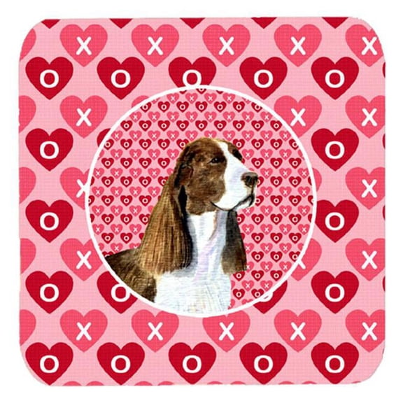 Springer Spaniel Foam Coasters, Set Of 4