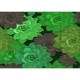 thumbnail image 1 of Ahgly Company Machine Washable Indoor Rectangle Transitional Dark Forest Green Area Rugs, 6' x 9', 1 of 1