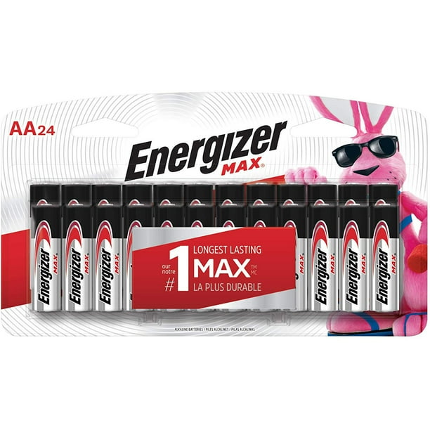 Energizer MAX AA Batteries, Alkaline Double A Batteries (24 Pack