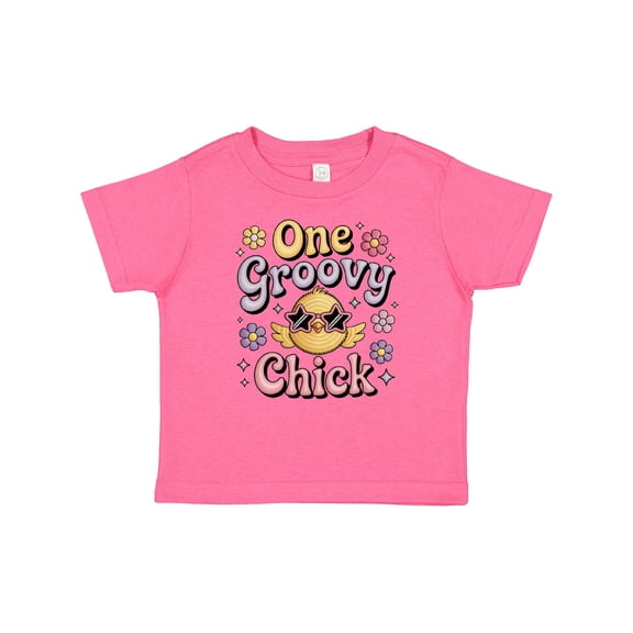 Inktastic One Groovy Chick Boys or Girls Baby T-Shirt