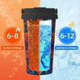thumbnail image 5 of Goofa Vibrant Psychedelic Eye for Insulated Travel Coffee Mug Spill Proof Leak Proof 16 OZCoffee Tumbler Reusable Coffee Cups with Lids Thermos for Hot and Cold Drink, 5 of 8