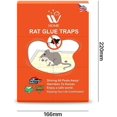 thumbnail image 5 of WBM Home Rat Pads, Enhanced Stickiness, Equipped with Protective Cover Glue Traps, 24 Count, Small, 5 of 6