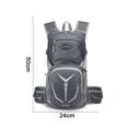 thumbnail image 2 of Bolsa de ciclismo Mochila de hidratación Mochila multideporte - Gris Ormromra CPB-US-CJZ595-5, 2 of 5