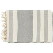 Surya Toy-7004 Throws Troy Gray 50" X 70"