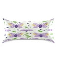 thumbnail image 3 of Purple Butterfly Pattern King Size Pillowcase Ultra Soft Silky Fabric Wrinkle Fade Resistant 20x40in, 3 of 9