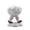 A001- White, variant on Pumpkin Butt Figurine | Whimsical Home Decor Quirky Decor for Fall Halloween Thanksgiving, Great Autumn Gift Polyresin Sculpture 6X8 in