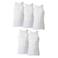 thumbnail image 2 of Men's Hanes UBT3W5 Ultimate Comfortblend A-Shirts - 5 Pack (White 2XL), 2 of 4