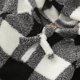 thumbnail image 2 of Gibobby Sudadera con capucha de algodónNiños pequeños Niñas Invierno Manga larga Tops Cremallera Sudadera con capucha Ropa Impresión a cuadros(Negro, 12-18 Meses), 2 of 5