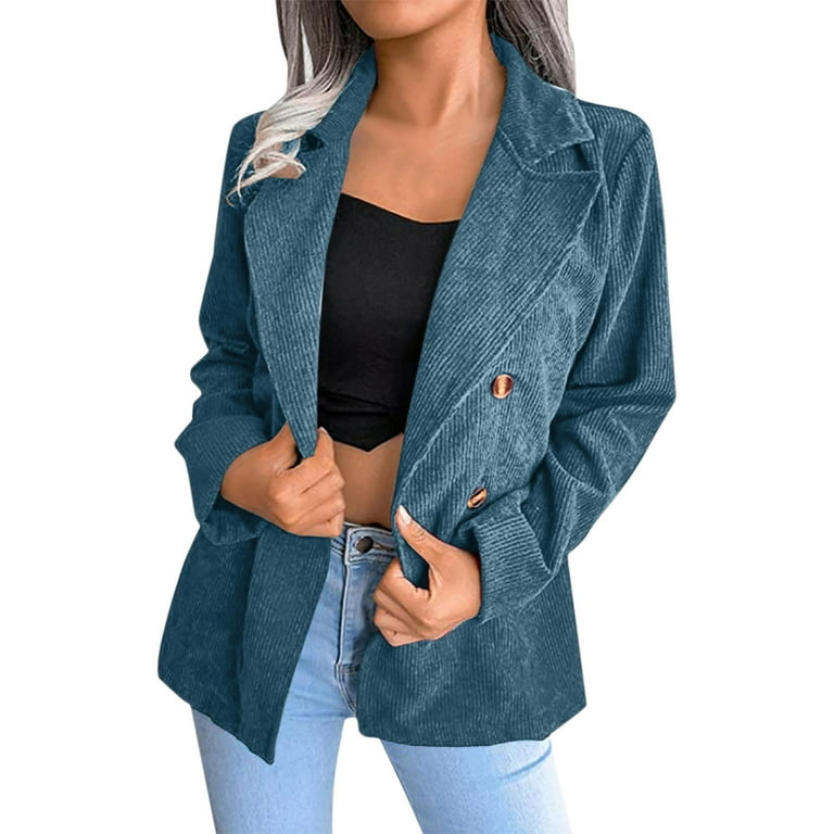 Blue sequin deals blazer womens