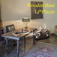 thumbnail image 2 of Retro Wooden Vinyl Record Player with 3-Speed Turntable (33/45/78 RPM) - Supports 7"/10"/12" Records, Auto-Stop Function, RCA Output, Compact Design - Ideal Gift for Music Lovers, 2 of 6