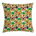 thumbnail image 1 of Ambesonne 16" x 16" Multi-color Polyester Decorative Pillow Cover, 1 of 2