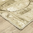 thumbnail image 4 of Oriental Weavers Reed Area Rug - RE10A - 2'3" x 7'6" - in Beige/ Brown - Modern Style, Stain Resistant, Family and Pet Friendly , Entryway, Hallway Runner Rug, 4 of 5
