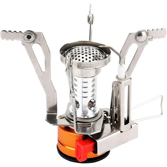 ELK Compact Backpacking Stove with Piezo Ignition - Durable, Wind-Resistant Camp Stove for Outdoor Cooking and Hiking