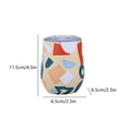 thumbnail image 3 of TopLLC Kitchen Accessories,Home And Kitchen,Kitchen Tools,Kitchen Sets Double Layer Stainless Steel Outdoor Sports Water Bottle Lacquer Colour Printed Red Wine Bottle Insulated Mugs water bottles, 3 of 6